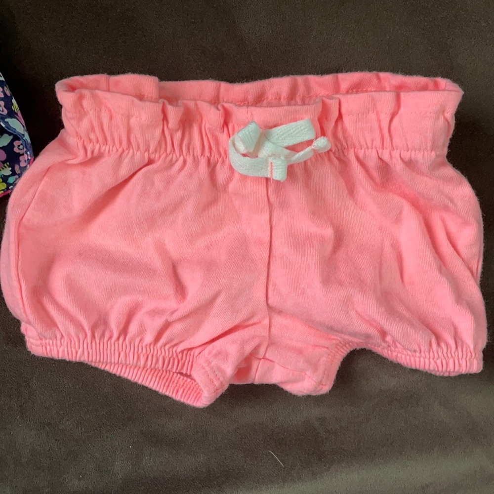 Baby girl 3 month pink shorts